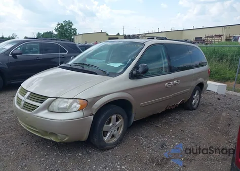 2007 Dodge Grand Caravan Sxt из США, поврежденный, VIN 2D4GP44L77R282923